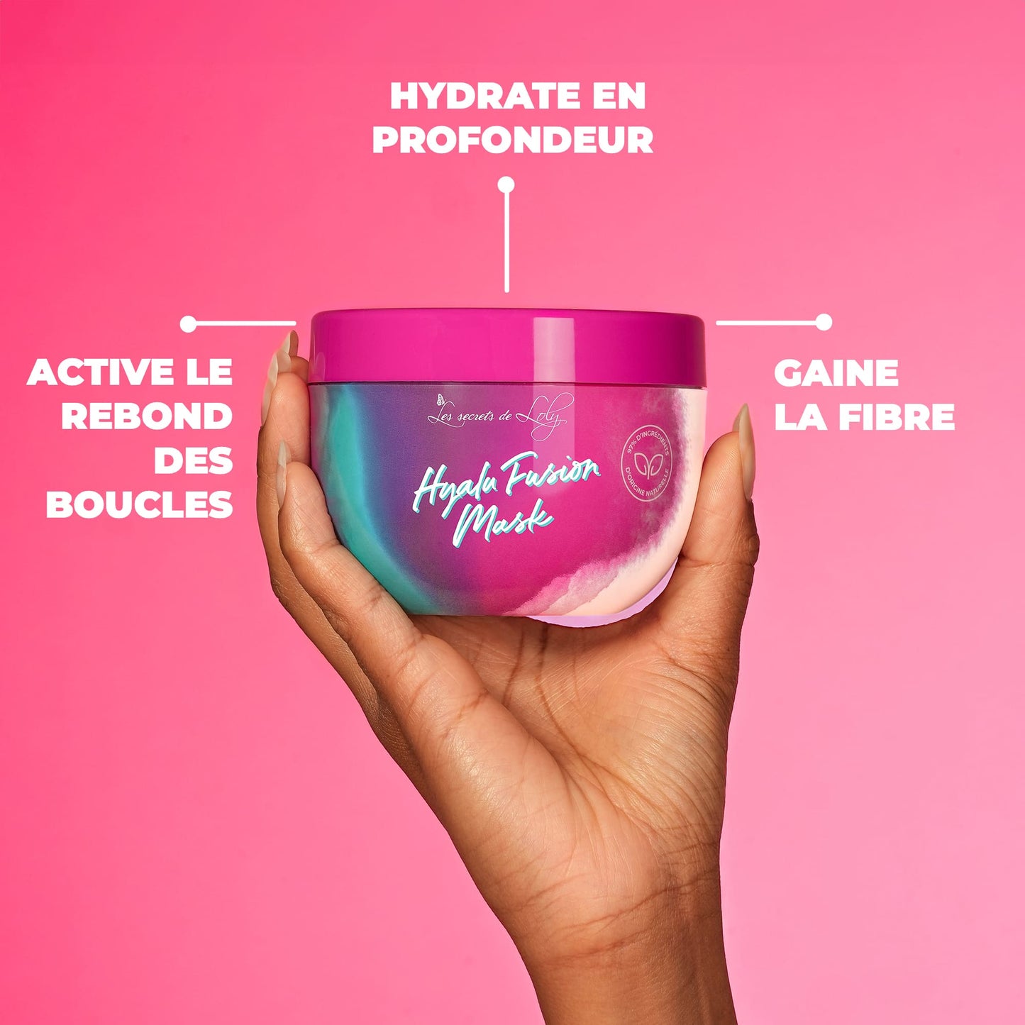 Hyalu Fusion Mask - Masque activateur de boucles - 300ml