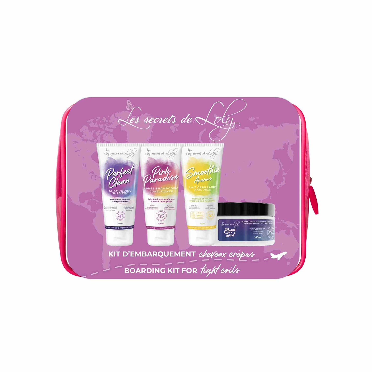 Trousse Cheveux Crépus - Format voyage